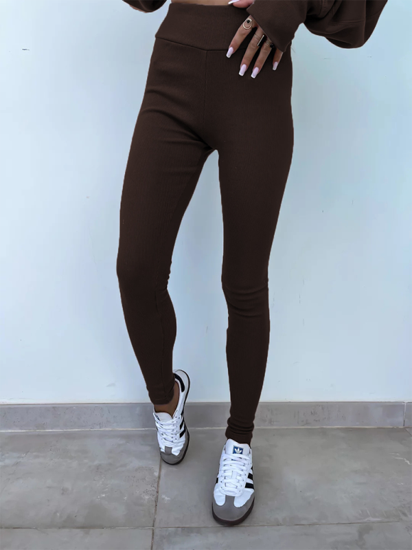 Sporty Casual Set Leggings & Oversized Sweatshirt Pants set | Chuzko.com