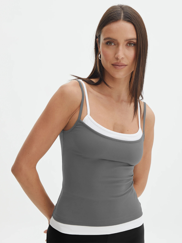 Dual-Strap Athletic Top - Workout Cami Cami Tops | Chuzko.com