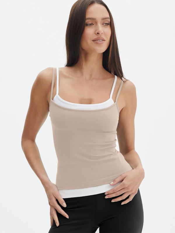 Dual-Strap Athletic Top - Workout Cami Cami Tops | Chuzko.com