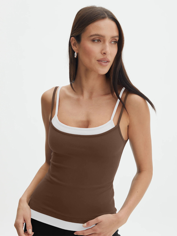 Dual-Strap Athletic Top - Workout Cami Cami Tops | Chuzko.com