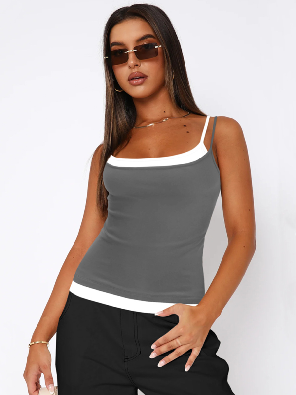 Dual-Strap Athletic Top - Workout Cami Cami Tops | Chuzko.com