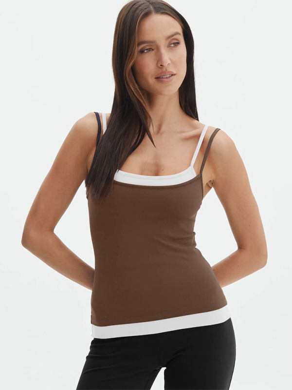 Dual-Strap Athletic Top - Workout Cami Cami Tops | Chuzko.com