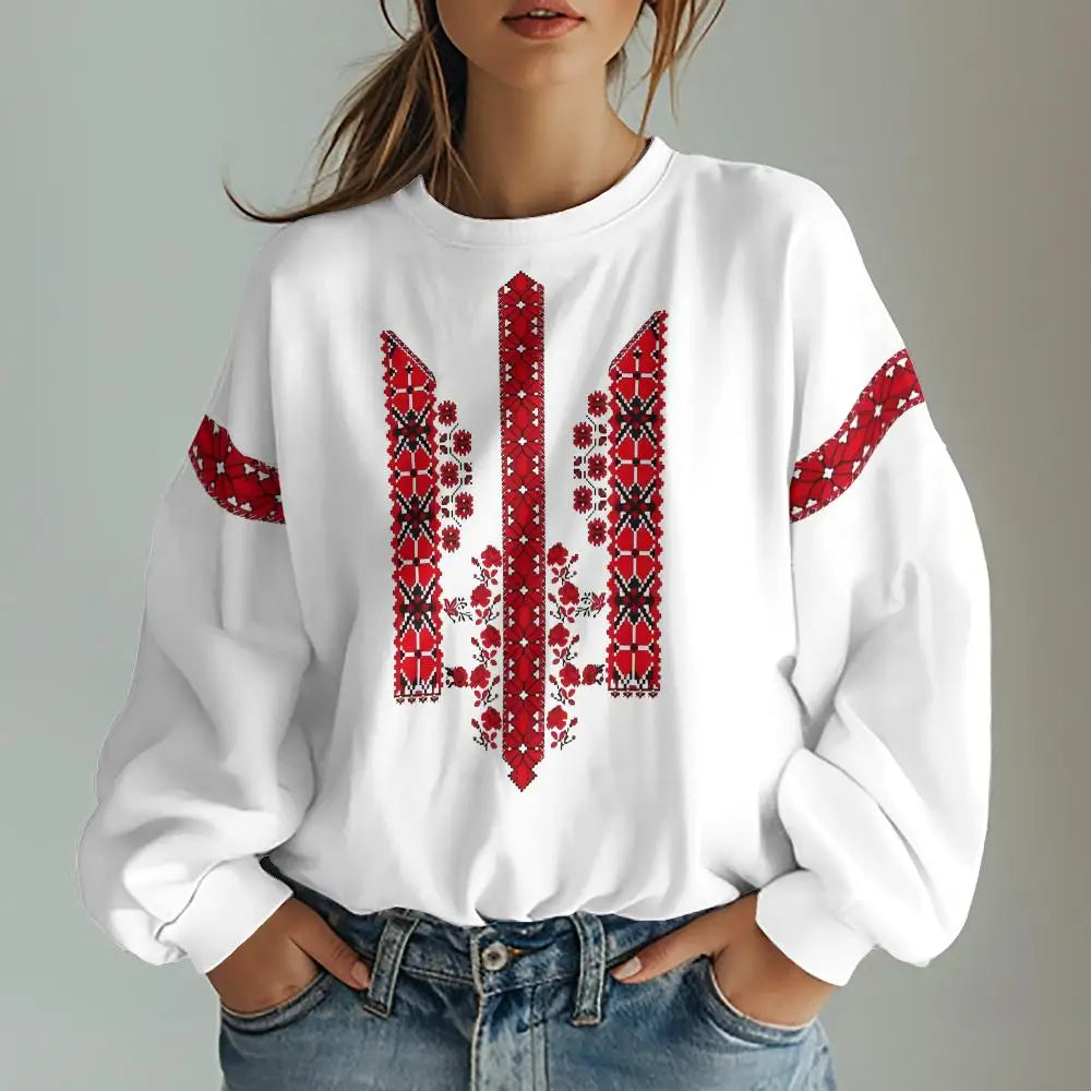 Ukranian & Slavic Traditional Embroidery Inspired Prints Tees | Chuzko.com