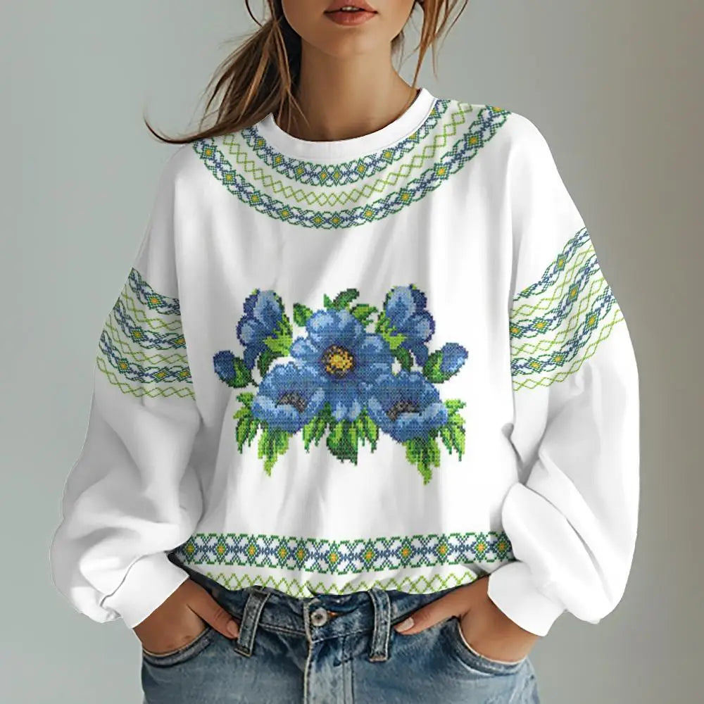 Ukranian & Slavic Traditional Embroidery Inspired Prints Tees | Chuzko.com