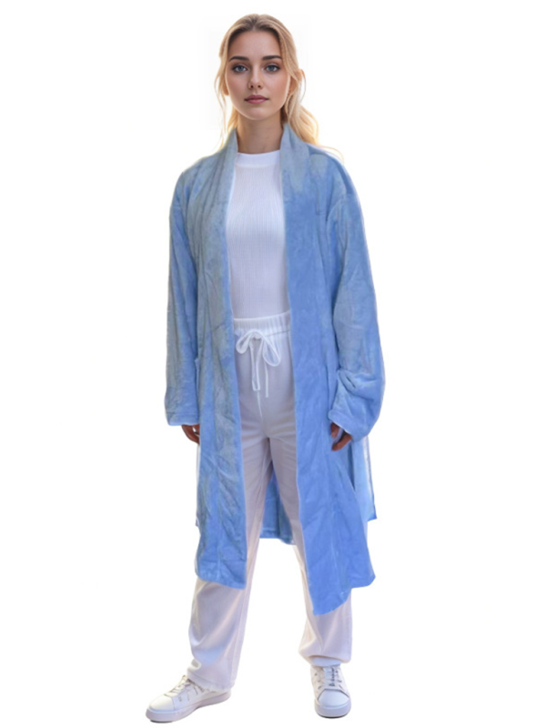 Women's Lightweight Bathrobe with Pockets Loungewear Robes | Chuzko.com