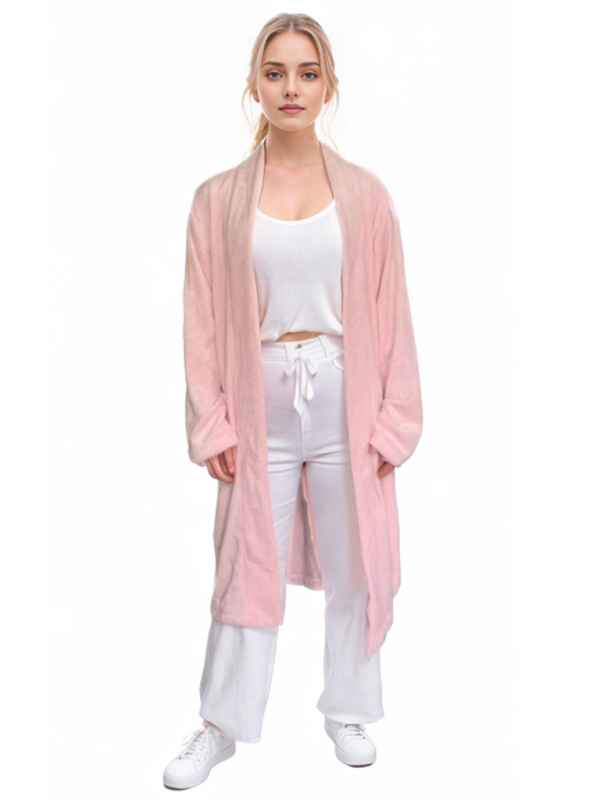 Women's Lightweight Bathrobe with Pockets Loungewear Robes | Chuzko.com