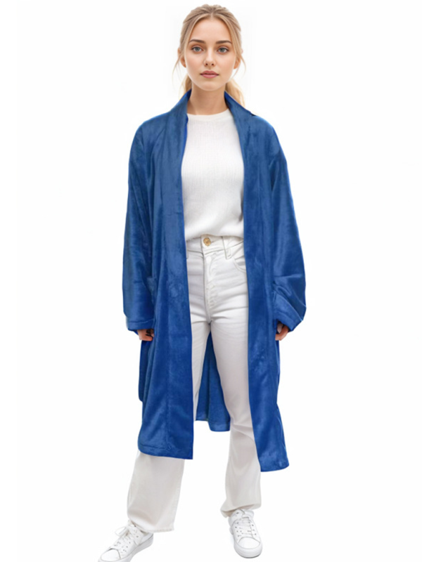 Women's Lightweight Bathrobe with Pockets Loungewear Robes | Chuzko.com