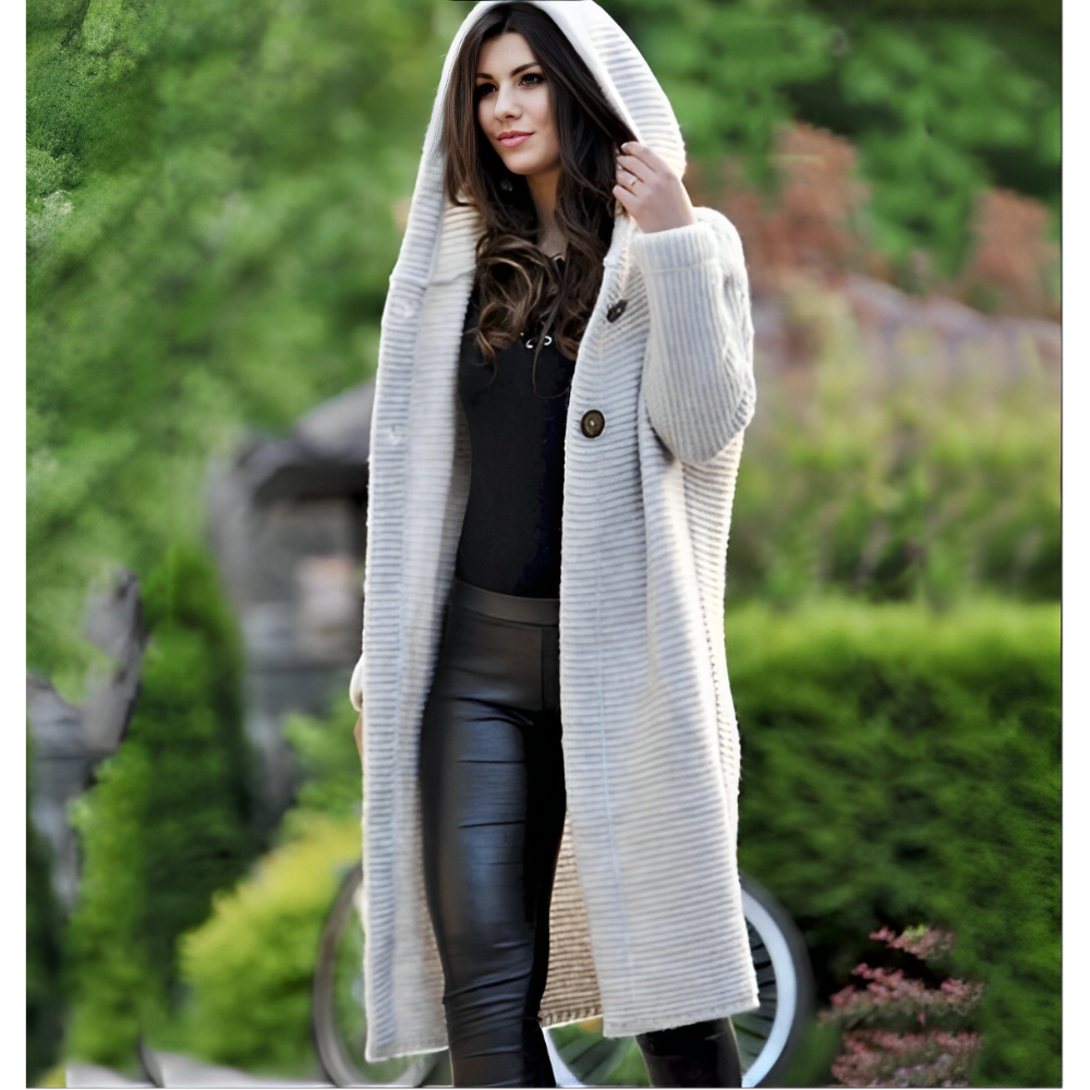 Casual Hooded Duster Cardigan Cape Cardigans | Chuzko.com