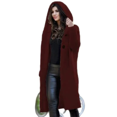 Casual Hooded Duster Cardigan Cape Cardigans | Chuzko.com