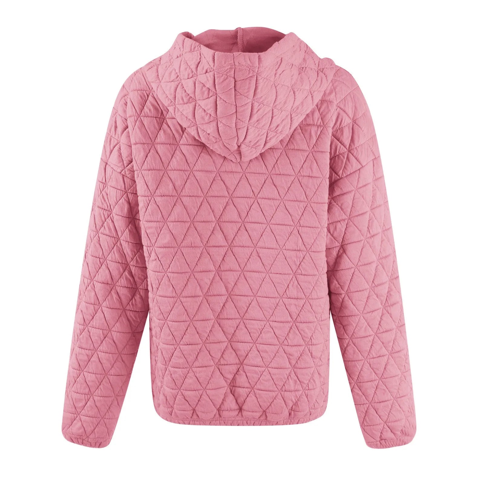 Sweatshirt Quilted Hoodie Kangaroo Pouch Sweatshirts | Chuzko.com