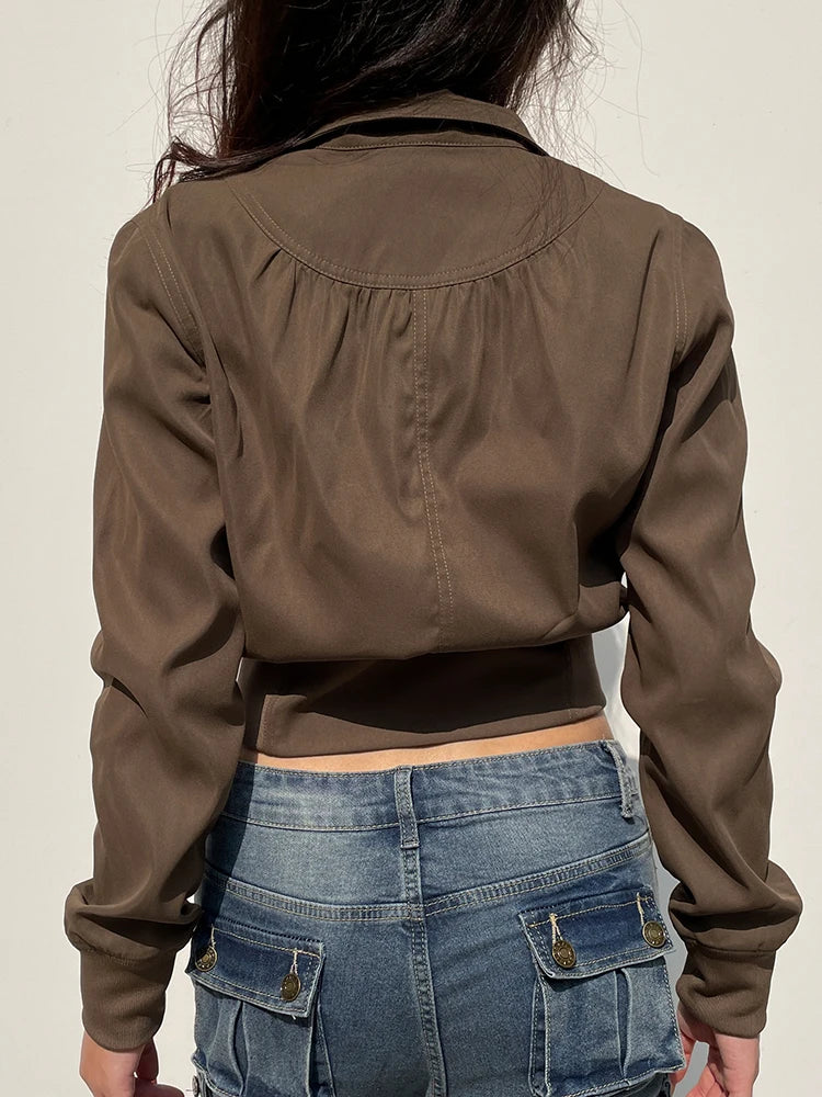 Cropped Bomber Jacket Snug Fit Bomber Jackets | Chuzko.com