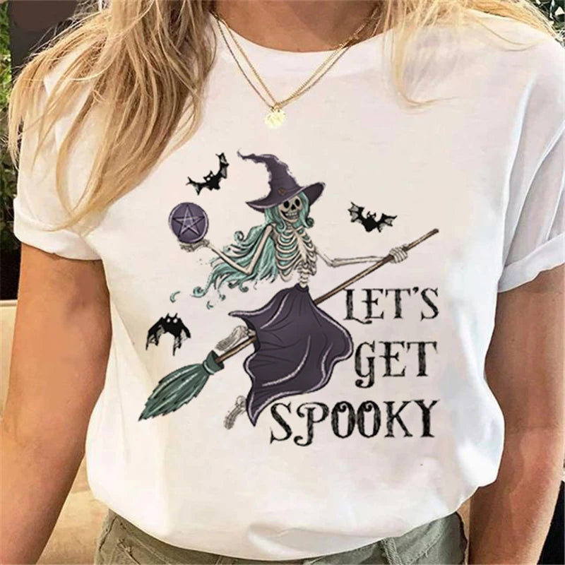 Women's Halloween Graphic Tee Collection T-Shirts | Chuzko.com