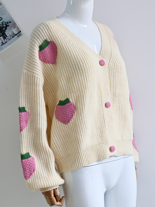 Whimsical Berry-Licious Cardigan Cardigans | Chuzko.com