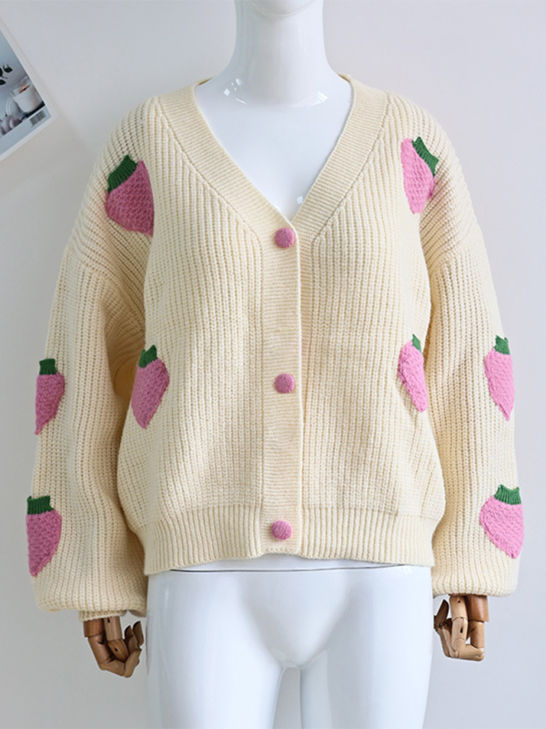 Whimsical Berry-Licious Cardigan Cardigans | Chuzko.com