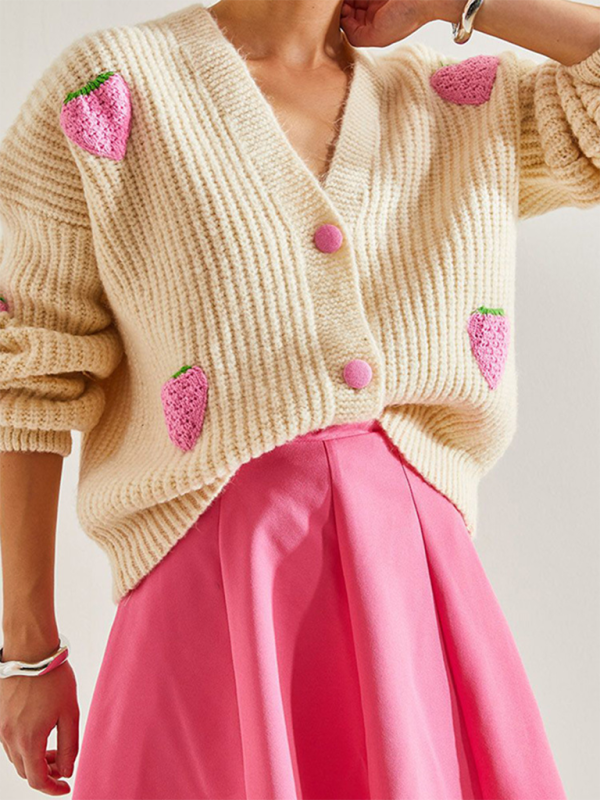 Whimsical Berry-Licious Cardigan Cardigans | Chuzko.com