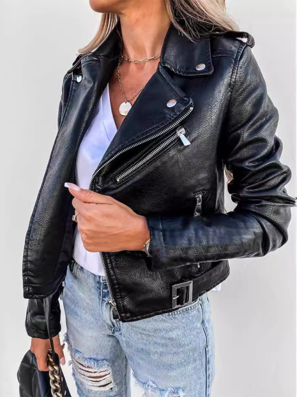 Urban Rider Leather Look Jacket Jackets | Chuzko.com