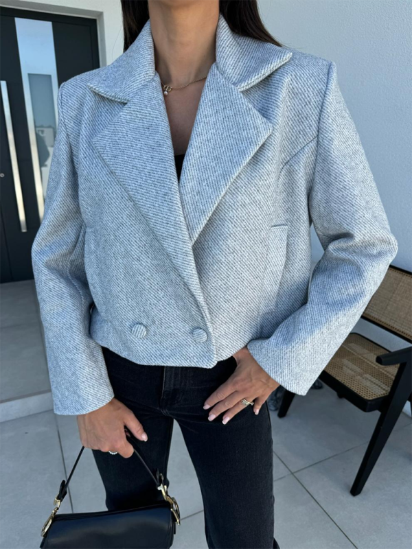 Cropped Tweed Blazer for Every Occasion Blazers | Chuzko.com