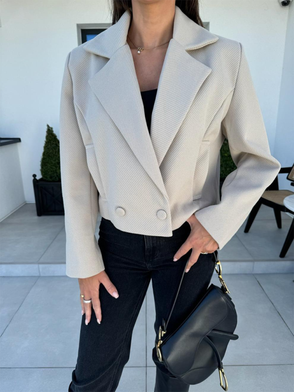 Cropped Tweed Blazer for Every Occasion Blazers | Chuzko.com