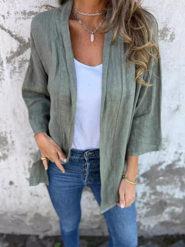 Lightweight Shacket Open-Front Summer Cover-Up Shirt Shackets | Chuzko.com