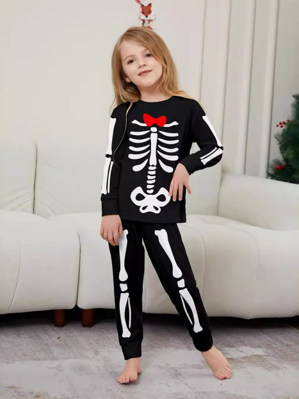 Spooky Family Matching Skeleton Pajamas for Halloween undefined | Chuzko.com