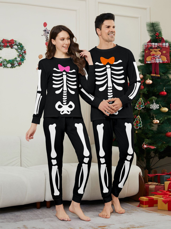 Spooky Family Matching Skeleton Pajamas for Halloween undefined | Chuzko.com