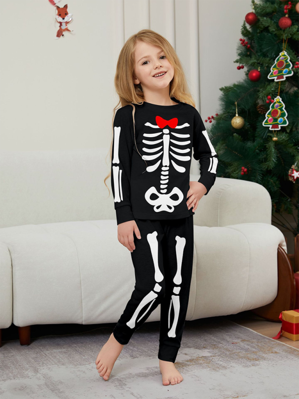 Spooky Family Matching Skeleton Pajamas for Halloween undefined | Chuzko.com