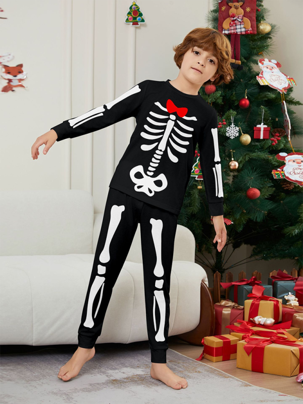 Spooky Family Matching Skeleton Pajamas for Halloween undefined | Chuzko.com