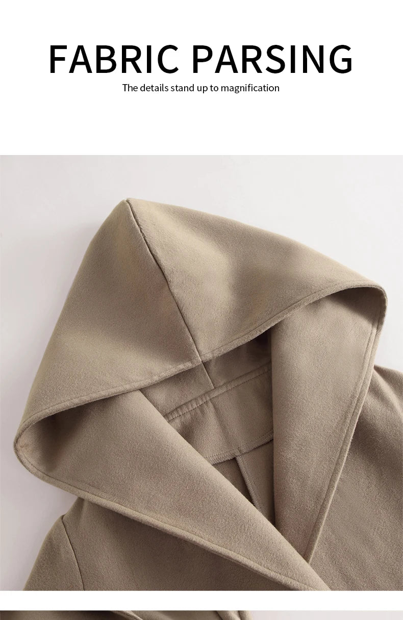 Luxurious Casual Winter Wool Coat Women Coats and Jackets | Chuzko.com