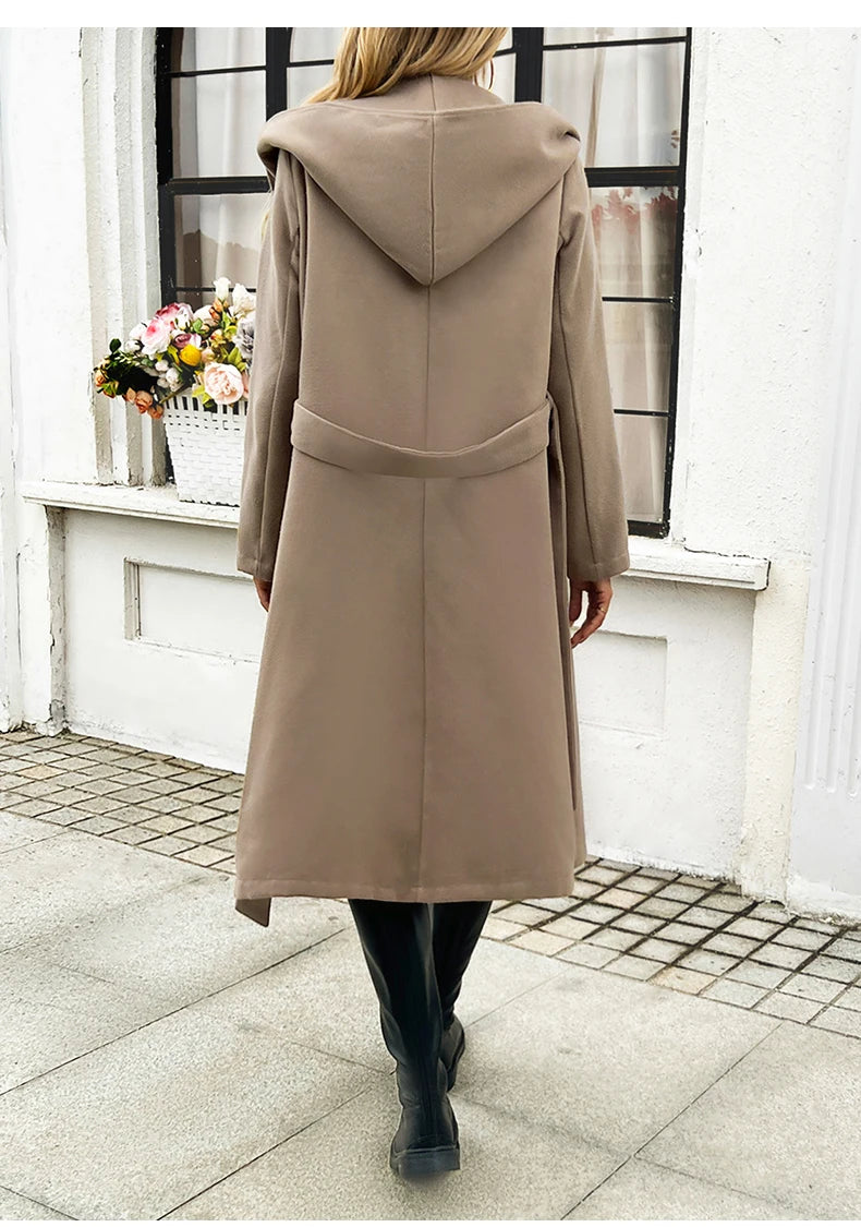 Luxurious Casual Winter Wool Coat Women Coats and Jackets | Chuzko.com