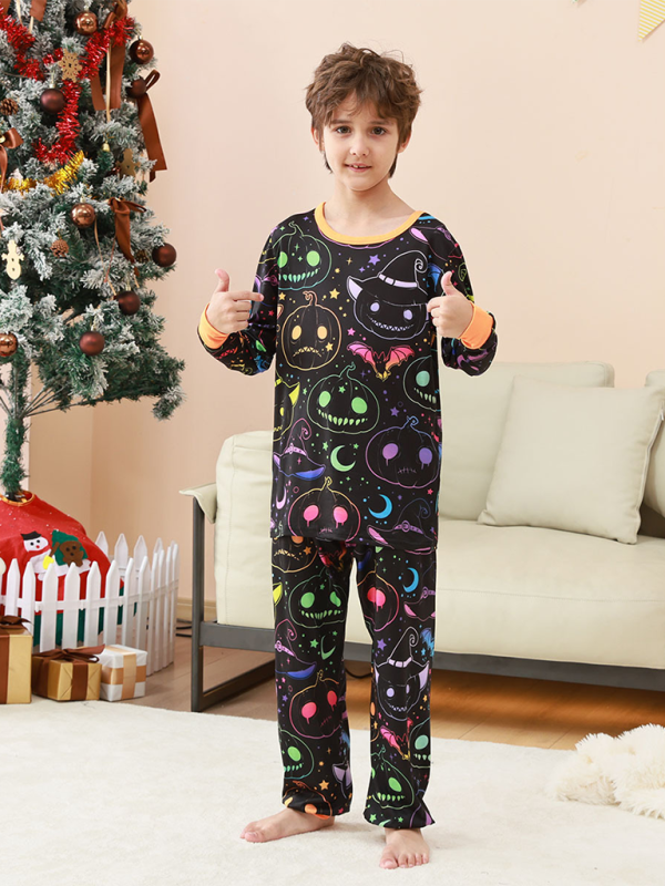 Pumpkin & Ghost Halloween Family Pajamas Halloween Pajamas | Chuzko.com