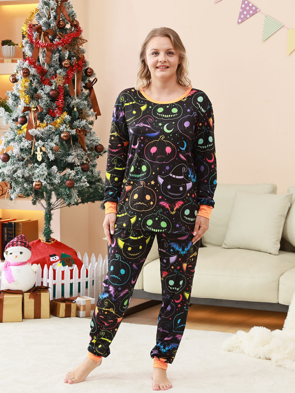 Pumpkin & Ghost Halloween Family Pajamas Halloween Pajamas | Chuzko.com