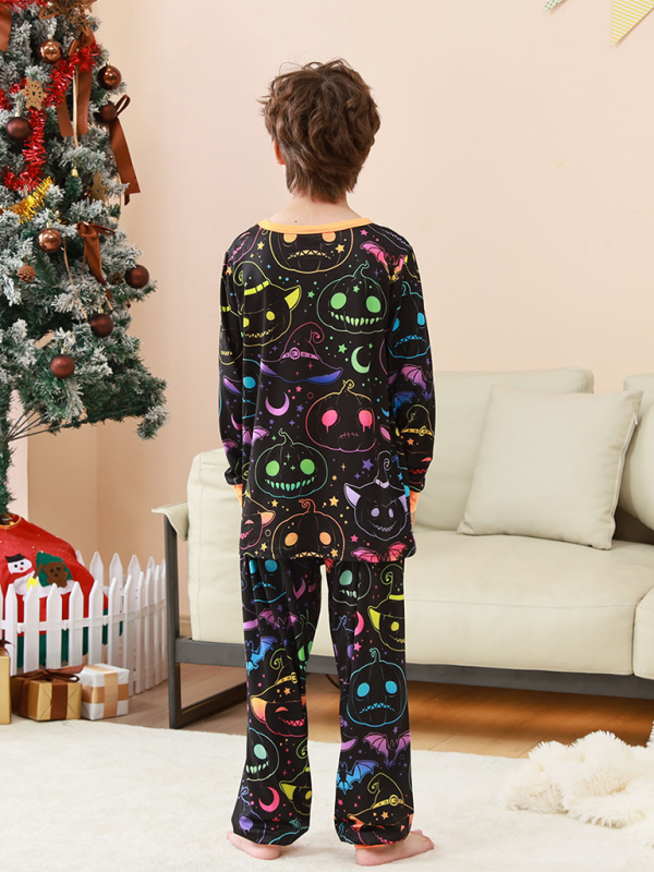 Pumpkin & Ghost Halloween Family Pajamas Halloween Pajamas | Chuzko.com