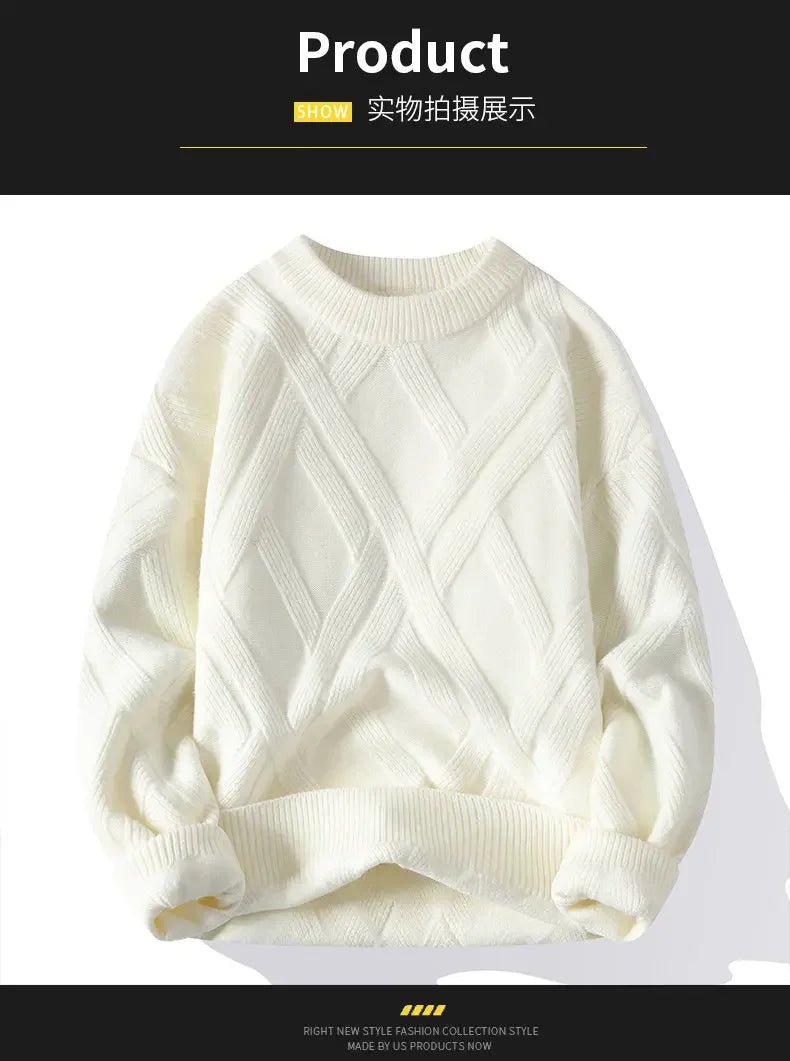 Casual Knit Pullover for Men with Style Men Sweaters | Chuzko.com