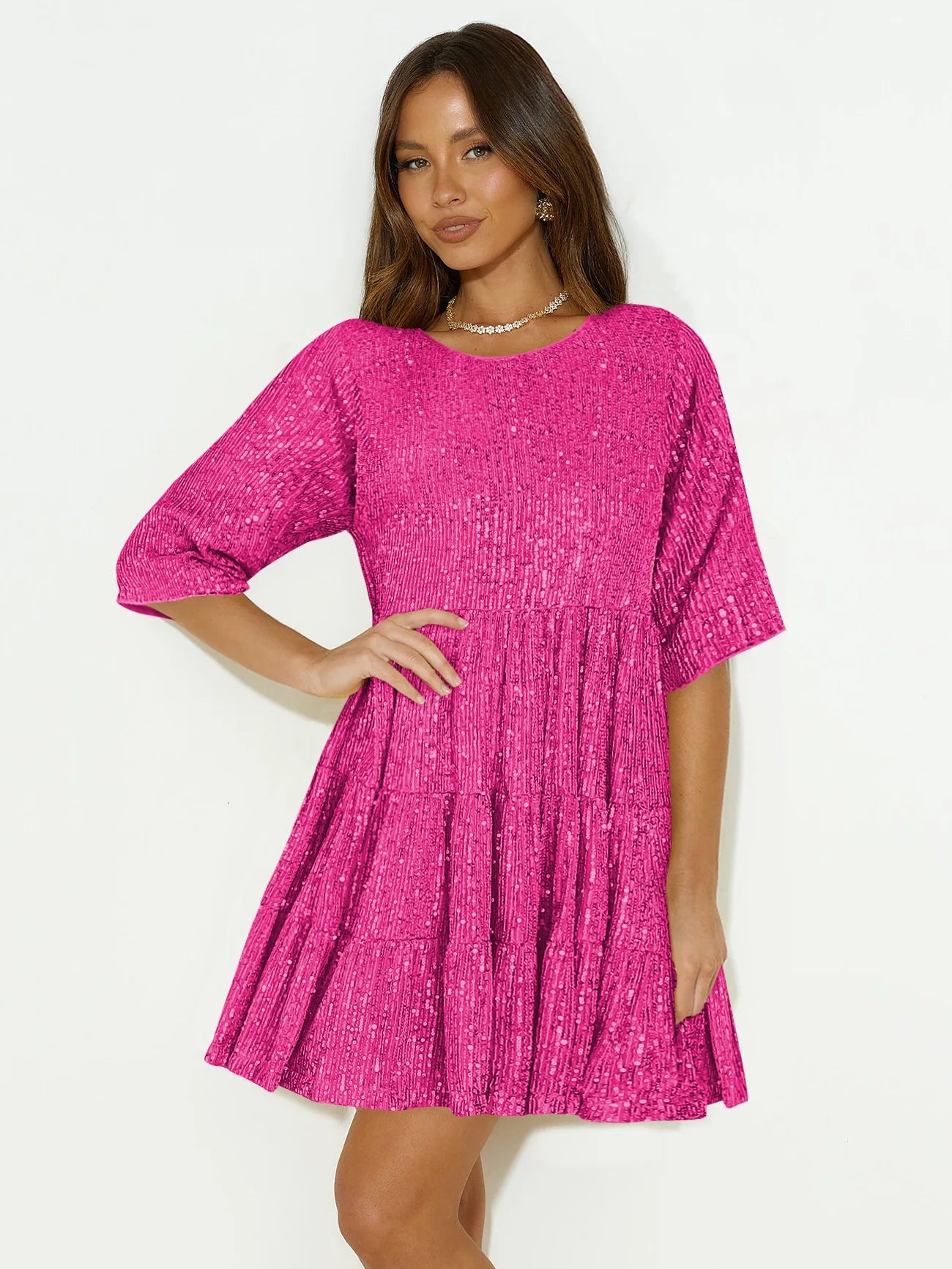 Sparkle Holiday Party Mini Dress Sparkle Dresses | Chuzko.com