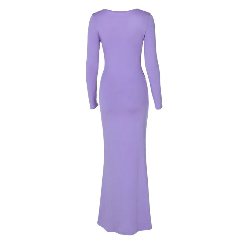 Elegant Square Neck Maxi Dress Maxi Dresses | Chuzko.com