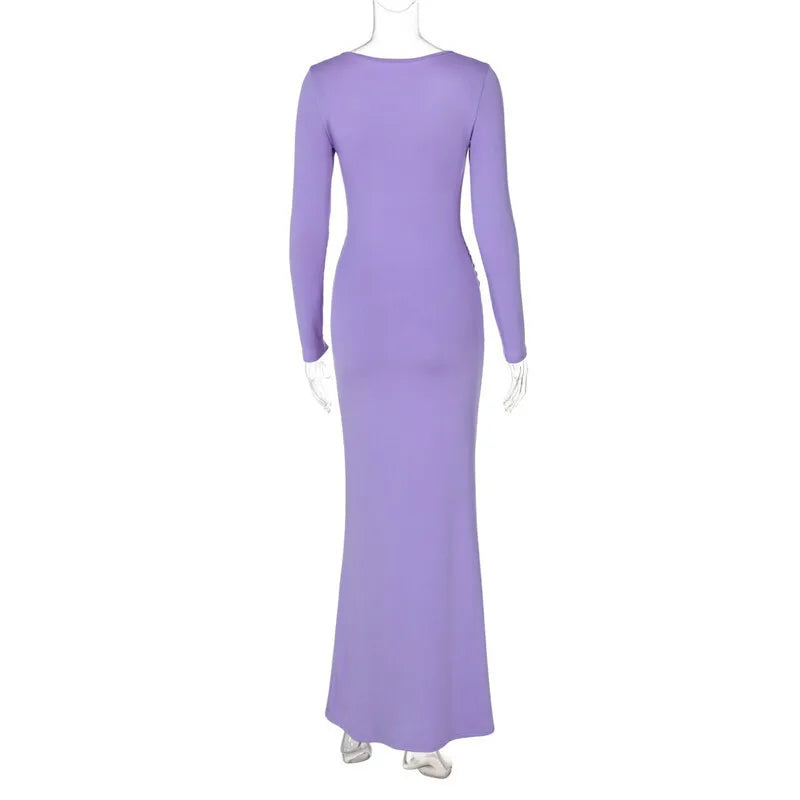 Elegant Square Neck Maxi Dress Maxi Dresses | Chuzko.com