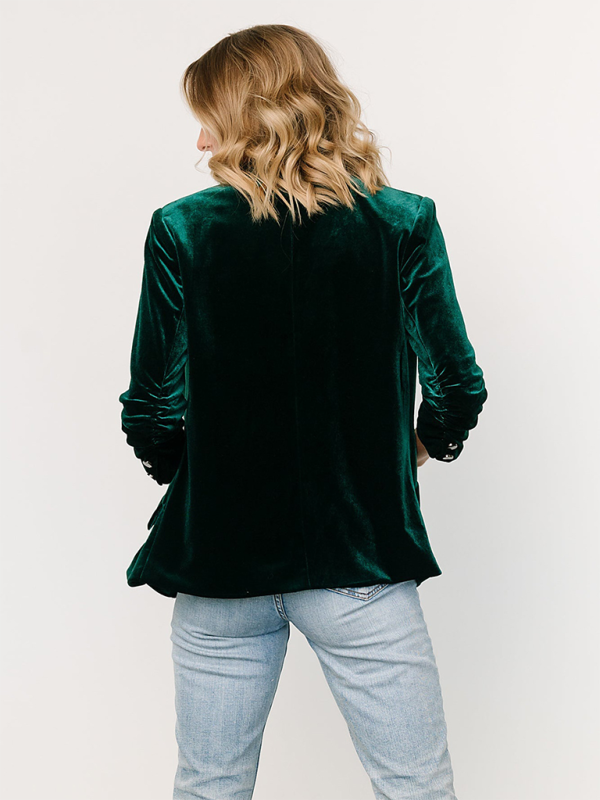 Velvet Touch Blazer for Evening and Professional Wear Blazers | Chuzko.com