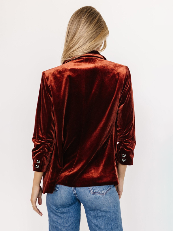 Velvet Touch Blazer for Evening and Professional Wear Blazers | Chuzko.com