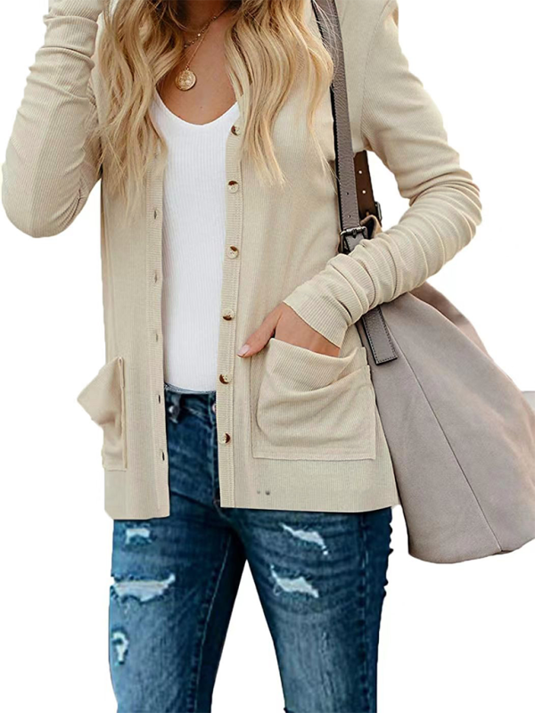 Boyfriend Cardigan for Casual Outings Fall Layering Cardigans | Chuzko.com