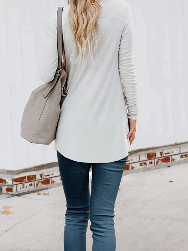 Boyfriend Cardigan for Casual Outings Fall Layering Cardigans | Chuzko.com