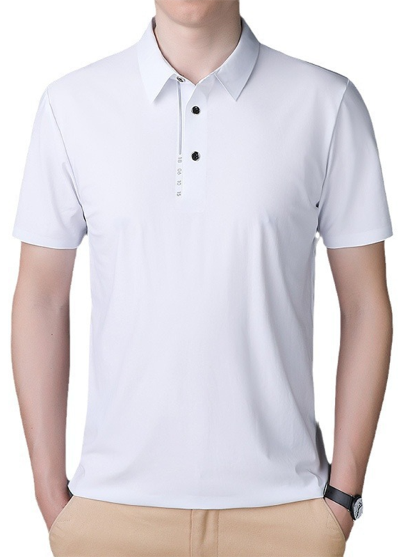 Business Casual Polo Men's short-sleeved Polo Shirts | Chuzko.com