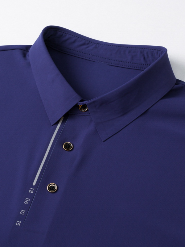 Business Casual Polo Men's short-sleeved Polo Shirts | Chuzko.com