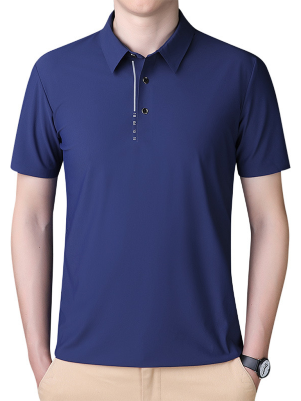 Business Casual Polo Men's short-sleeved Polo Shirts | Chuzko.com