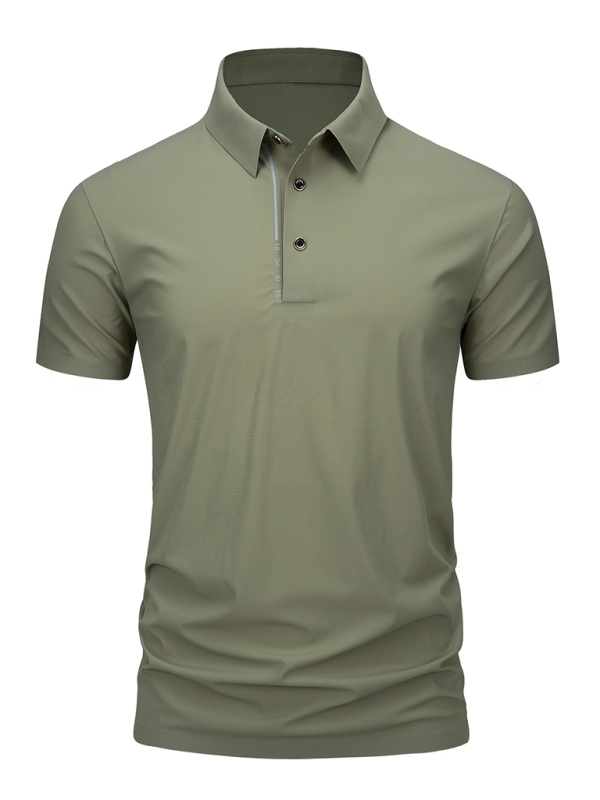 Business Casual Polo Men's short-sleeved Polo Shirts | Chuzko.com