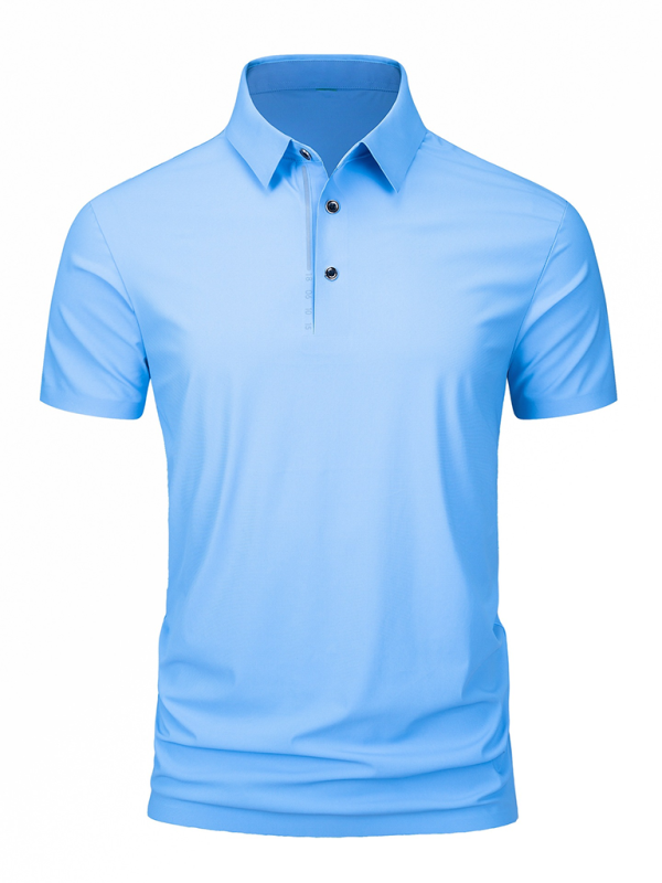 Business Casual Polo Men's short-sleeved Polo Shirts | Chuzko.com