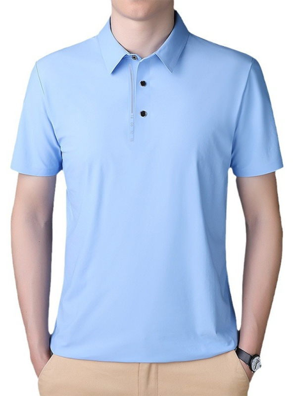 Business Casual Polo Men's short-sleeved Polo Shirts | Chuzko.com