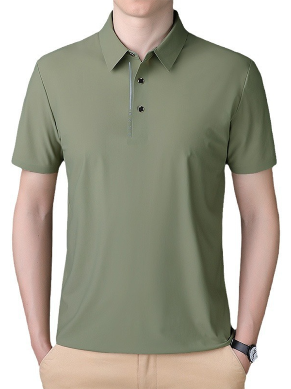 Business Casual Polo Men's short-sleeved Polo Shirts | Chuzko.com