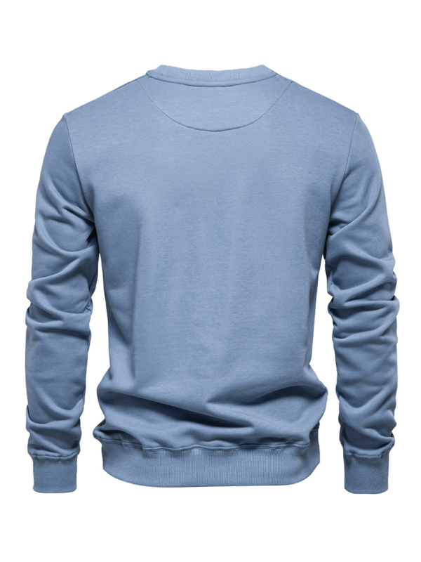 Essential Men's Crew Neck Sweatshirt Spring & Fall Sweatshirts | Chuzko.com