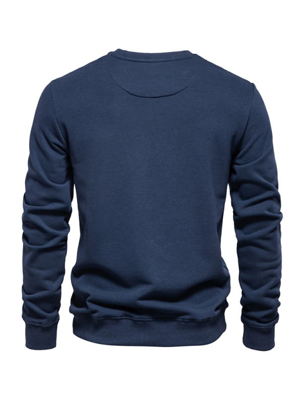 Essential Men's Crew Neck Sweatshirt Spring & Fall Sweatshirts | Chuzko.com