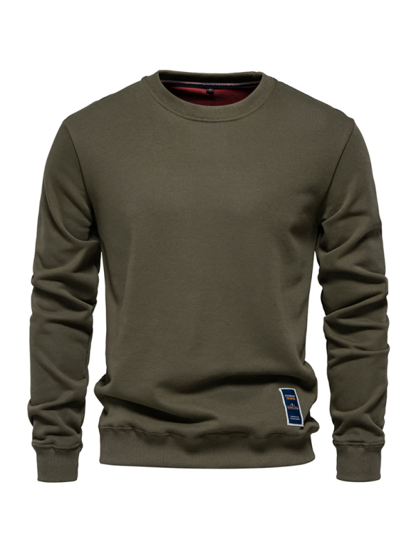 Essential Men's Crew Neck Sweatshirt Spring & Fall Sweatshirts | Chuzko.com